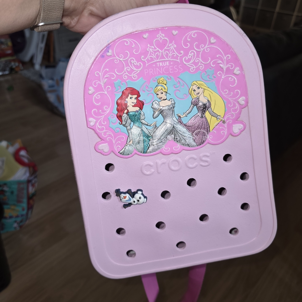 CROCS Pink Disney Princess Jibbitz Backpack